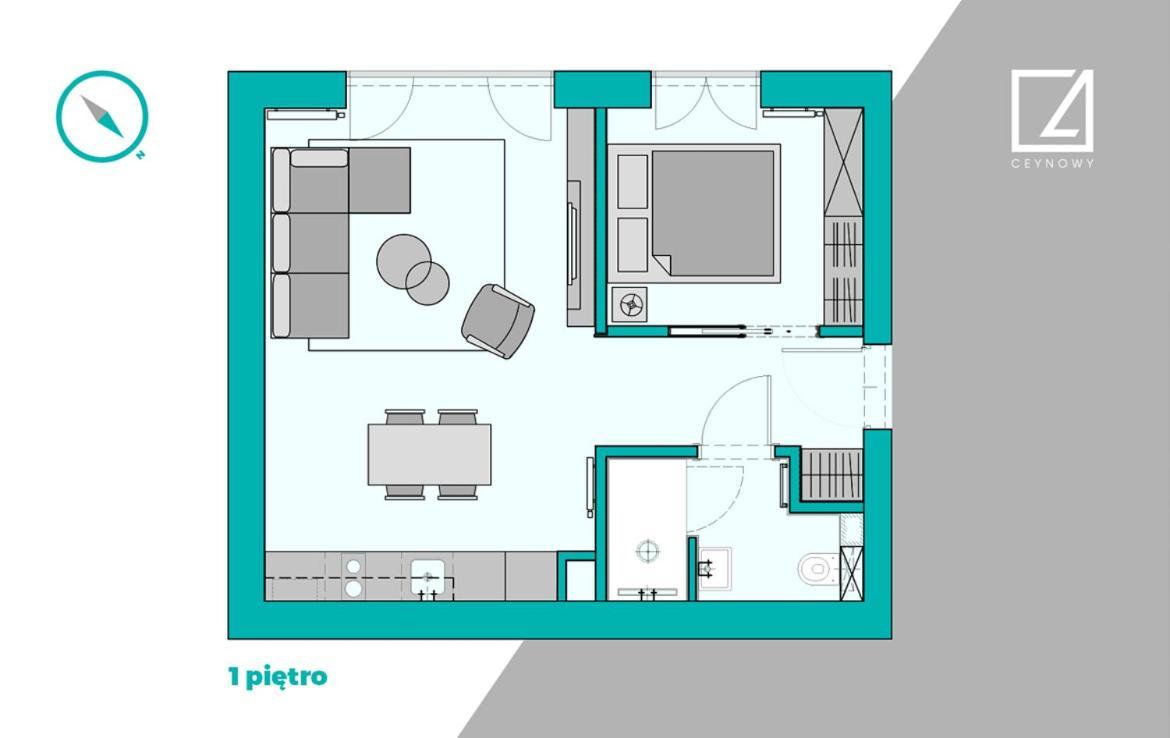 Apartamenty C4 Ceynowy โซพอต ภายนอก รูปภาพ