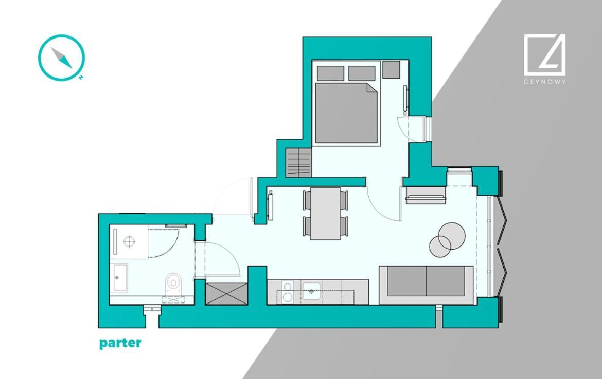 Apartamenty C4 Ceynowy โซพอต ภายนอก รูปภาพ