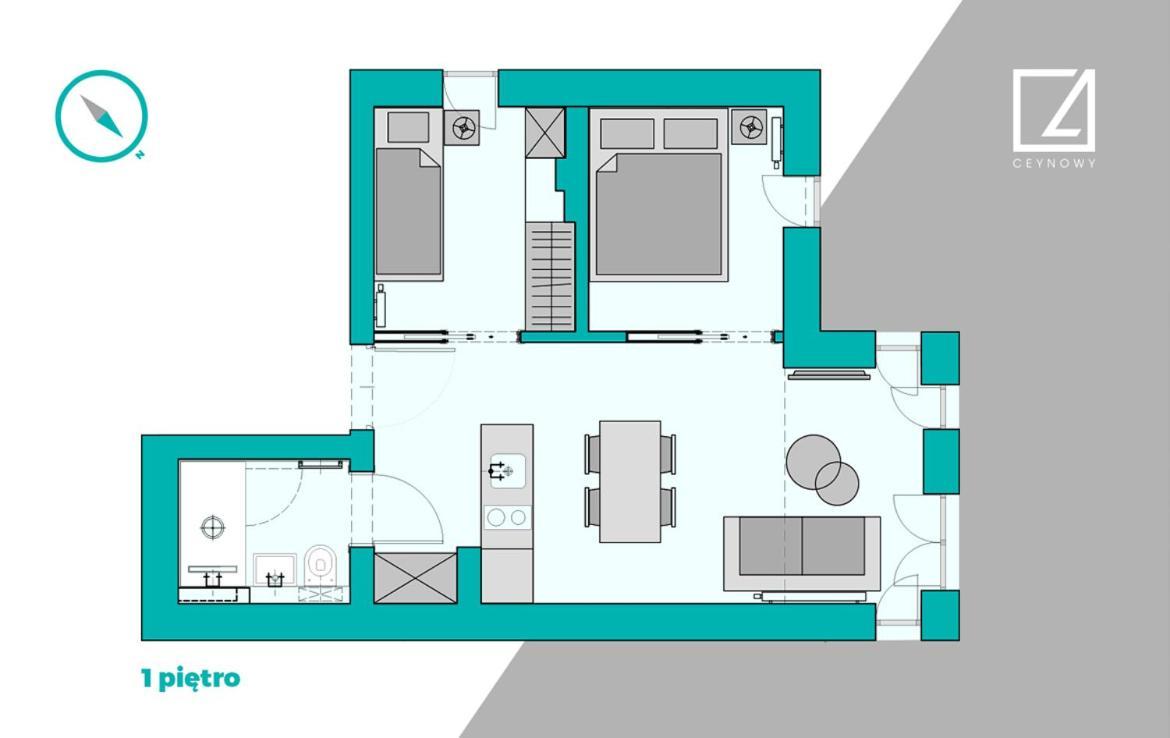 Apartamenty C4 Ceynowy โซพอต ภายนอก รูปภาพ